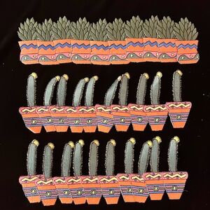 Cactus Potted Iron On Patch